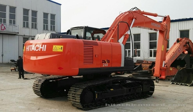 日立挖掘机ZX240-3_2020年出厂9666小时  
